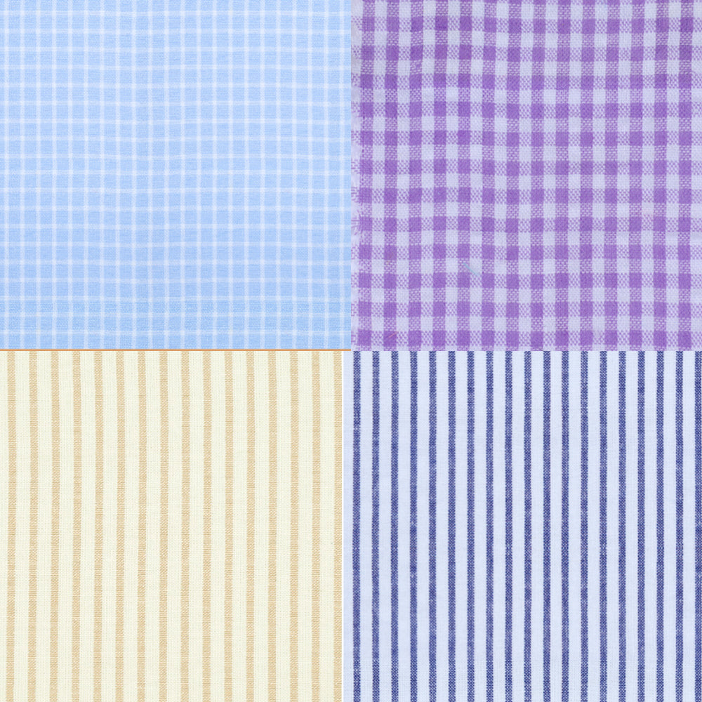 Gingham/ stripe/ windowpane fabric