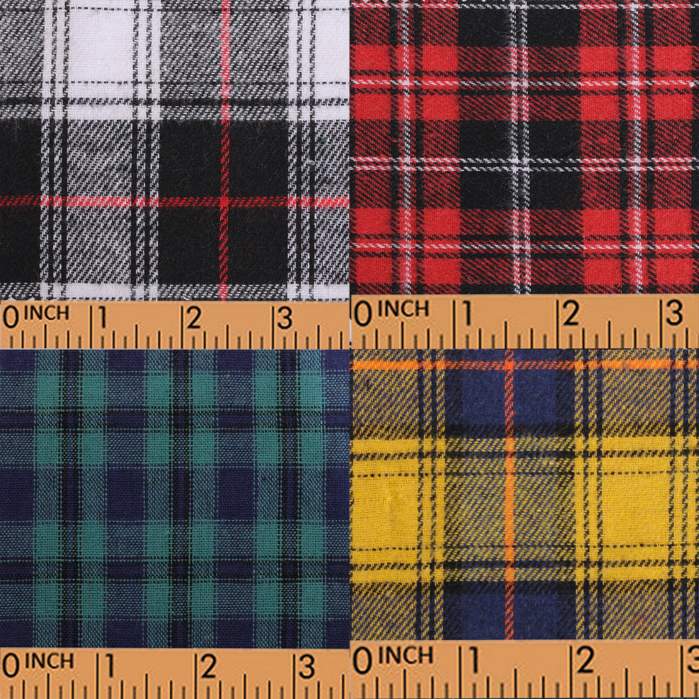 Tartan Fabric Flannel Fabric