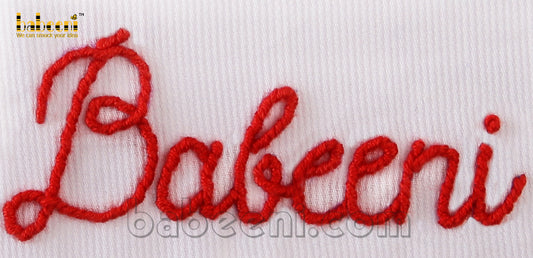 Babeeni monogram embroidery - CP97