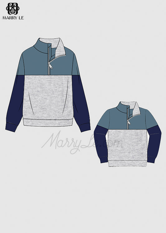 PERFECT MATCHING DADDY AND BOY PULLOVER - MD395