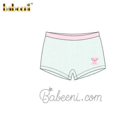 Pig embroidery baby underwear - UG 13