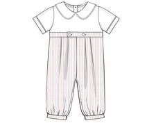 C28- Khaki Pinstripe fabric