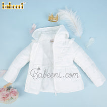 Gorgeous ruffle girl quilted coat– QC 102