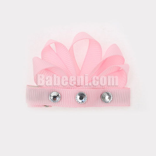 Pink Ribbon Hair Bow HB 68