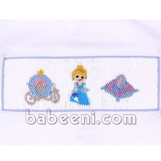 Cinderella smocked set for little girl- DR 2609