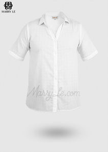 LINEN WHITE CHEMISE FOR MAN- MD420