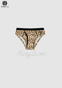 CHEETAH PRINTED MAN BRIEF  - MD279