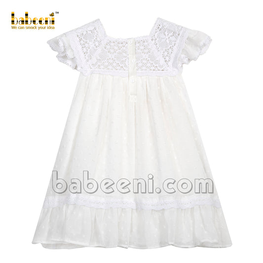 Lace princess baby dress - DR 3106