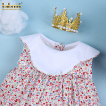 Cute floral printed baby bubble - DR 3330