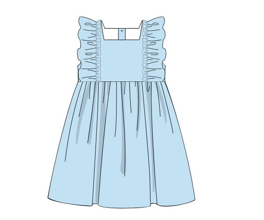 ML04-Baby blue plain muslin