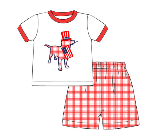 PP173- red plaid printing 4.0 fabric