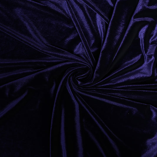 N28- Dark Purple Velvet fabric