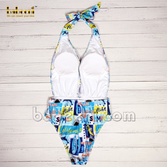 Lovely ocean summer girl swimwear for mommy - FWM 21