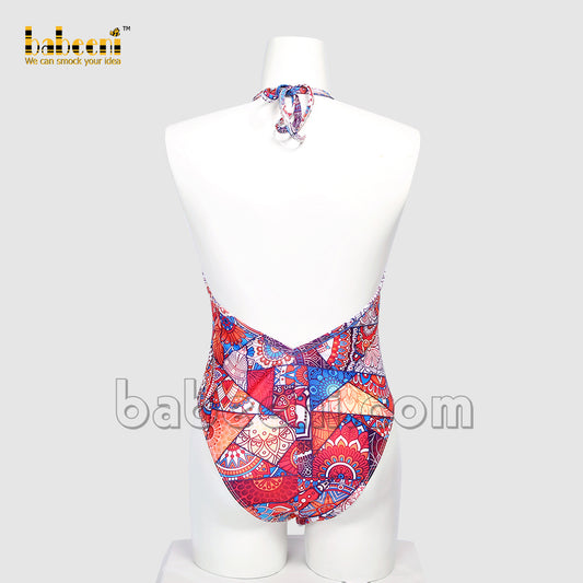 Elegant women ocean floral swimwear - MS 03