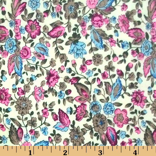 F4 - Hot pink floral fabric printing in 4.0