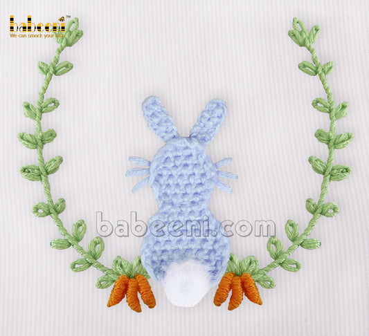 Rabbit with carrot crochet baby dress - DR 3169