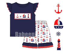 Baby girl Sailboat knit two-pieces- DR  2728