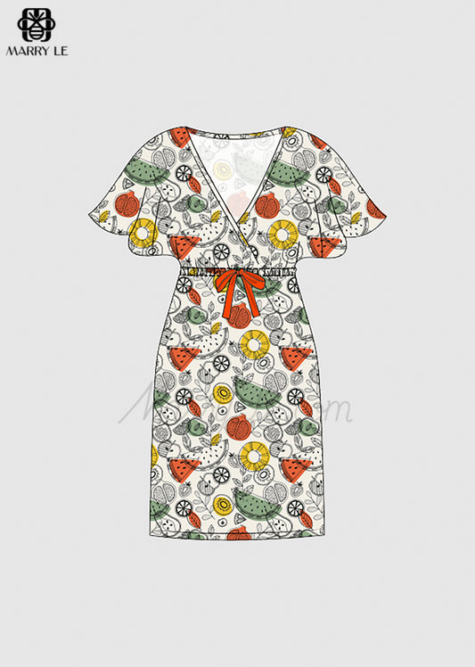 WOMEN FRUIT CUSTOM DRESS - MD213