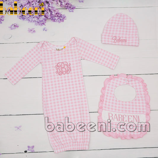 Special Monogrammed Gift Set For Newborn Baby- GS 01