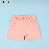 Salmon Pink Khaki Short For Boy - BT87