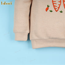 Boy Sweater Carrot Hand Embroidered - BC1216