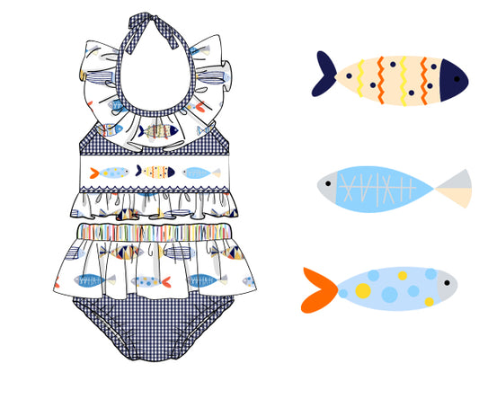 I5 - colorful fish printed fabric