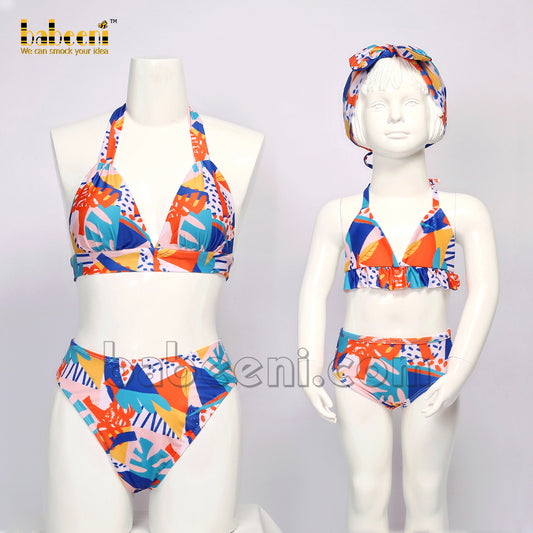 Colorful pattern matching swimwear - FW 12