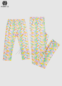 PRINTED COLOURFUL FIN WOMEN TIGHTS - MD168