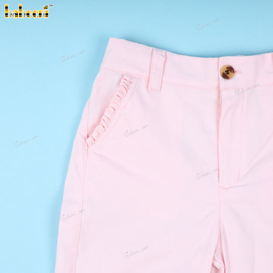 Pink Khaki Pant For Girl - BT93