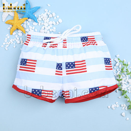 American flag printed boy trunks – SW 576