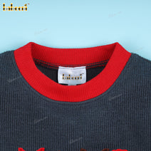 Boy Sweater XOXO In Black - BC1220