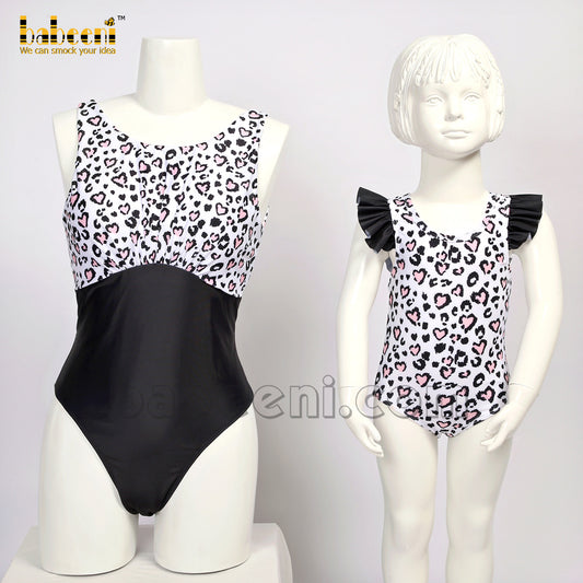 White Cheetah matching swimwear - FW 21