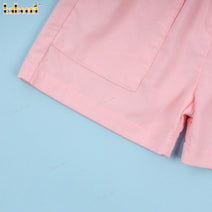 Pink Corduroy Short For Girl - BT95