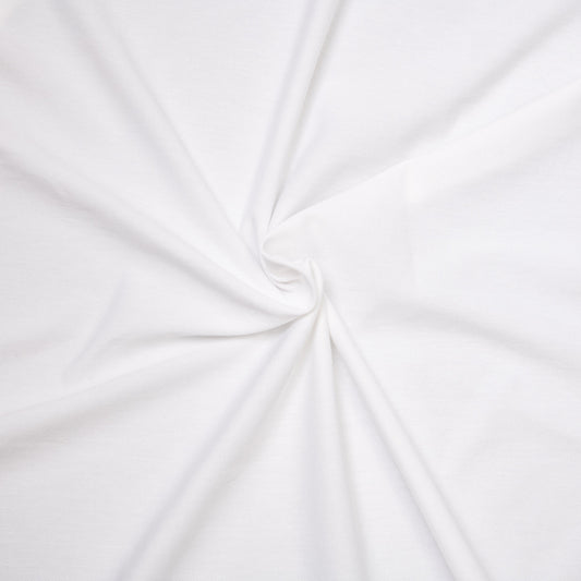 LC01- White plain Lacoste fabric