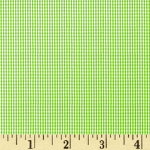 B22.1 - Lime green gingham (100% cotton)