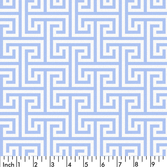 G6.0 - Blue greek key pattern