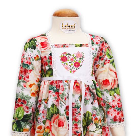 Laura Blossom Rose Embroidery Dress - DR 2875