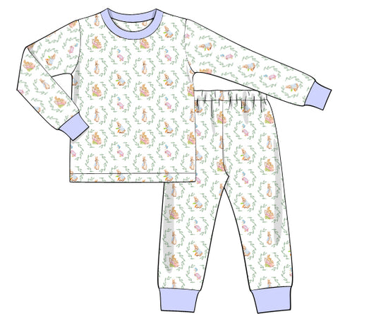 K376- Ducks, Peter rabbit knit printing 4.0