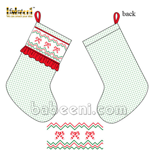 Candy smocked stockings - CO 23