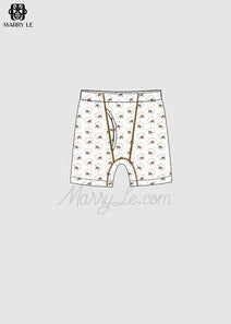 NICE COTTON FLOWER PRINTED MAN BOXER - MD272