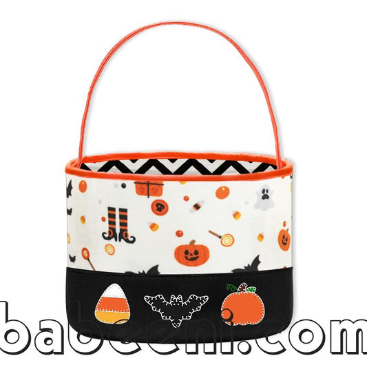 Baby halloween applique black KB 20