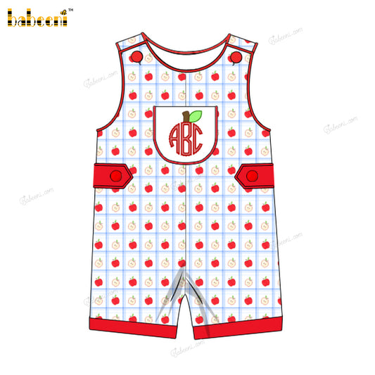 Boy Shortall ABC Embroidered  - BC1269