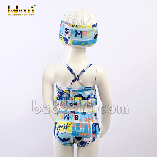 Lovely ocean life girl swimwear - FWG 23