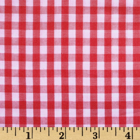 B36.0 - Red large gingham