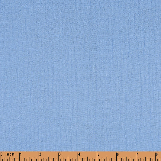 ML07- Baby blue muslin fabric