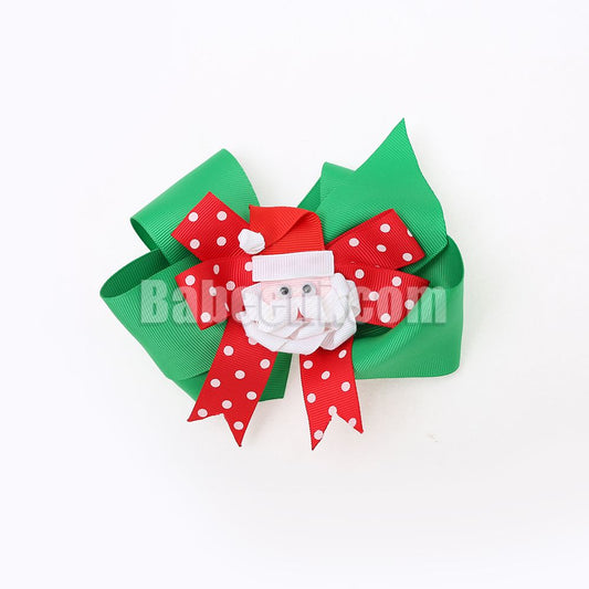 Santa Claus Hair Bow HB 79