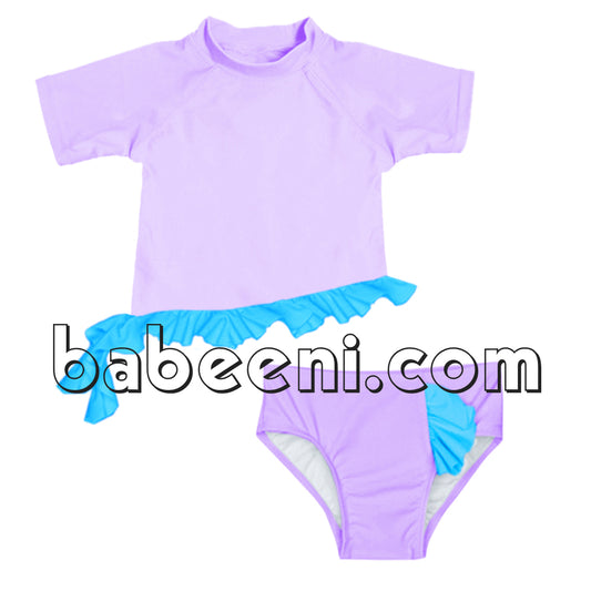 Beautiful lavender girl swimswear - SW 303