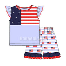 Lovely girl outfit for Independence day - DR 2749