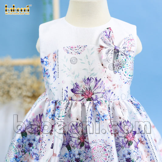 Scallop sleeveless baby dress - DR 3261