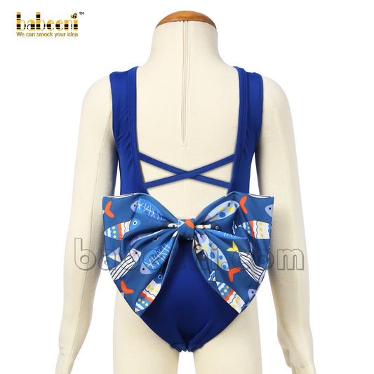 Aqua one-piece swimsuit- SW 534